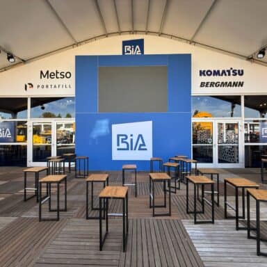 Inrichting beursstand