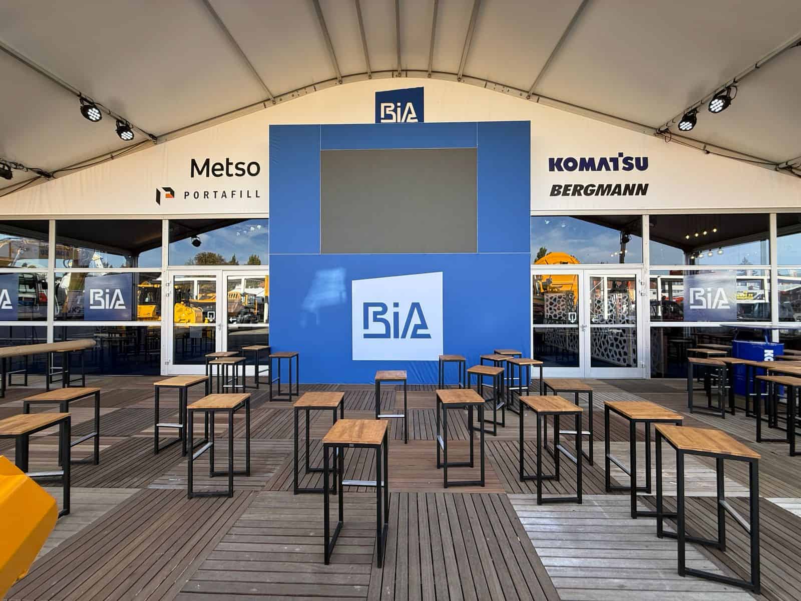 Inrichting beursstand